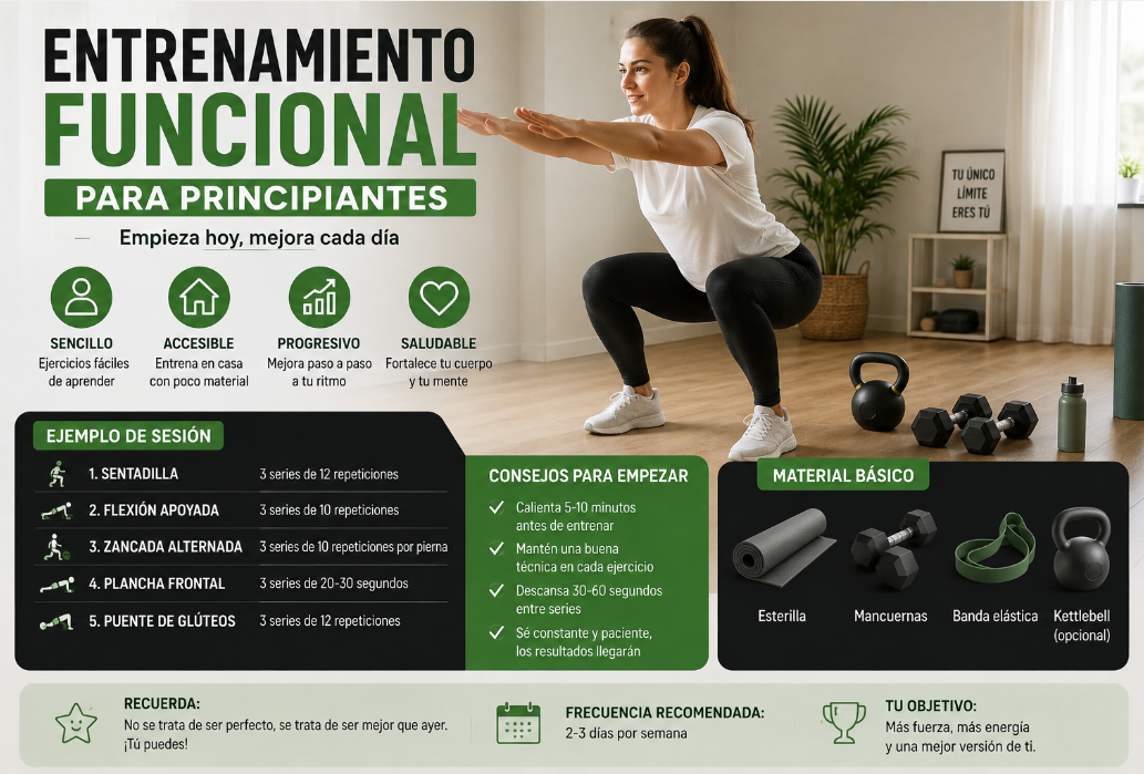 Entrenamiento funcional para principiantes - guía completa