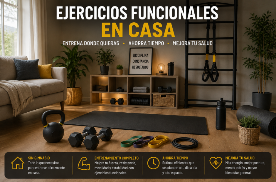 Material para ejercicios funcionales en casa