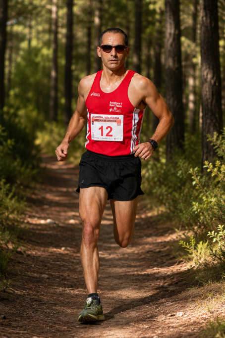 Carlos Arribas corriendo un cross